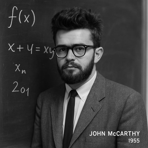 This image has an empty alt attribute; its file name is 250903-JohnMcCarthy-1955.jpg
